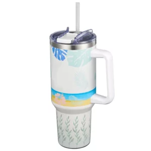Stainless Steel Insulated 40 oz Travel Tumbler - Garden