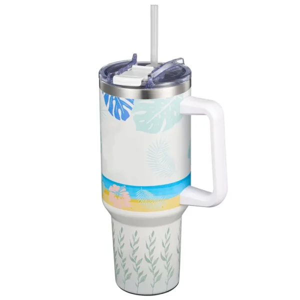 Stainless Steel Insulated 40 oz Travel Tumbler - Garden